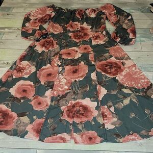 Brigitte Bailey Floral Print Dress size Small